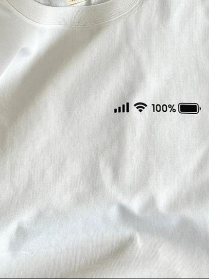 T-shirt chargé à pleine capacité avec WIFI