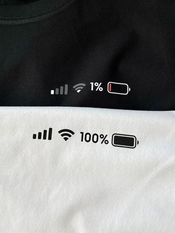 T-shirt chargé à pleine capacité avec WIFI
