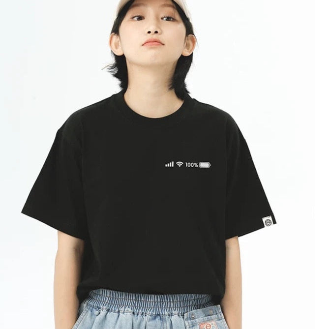 T-shirt chargé à pleine capacité avec WIFI