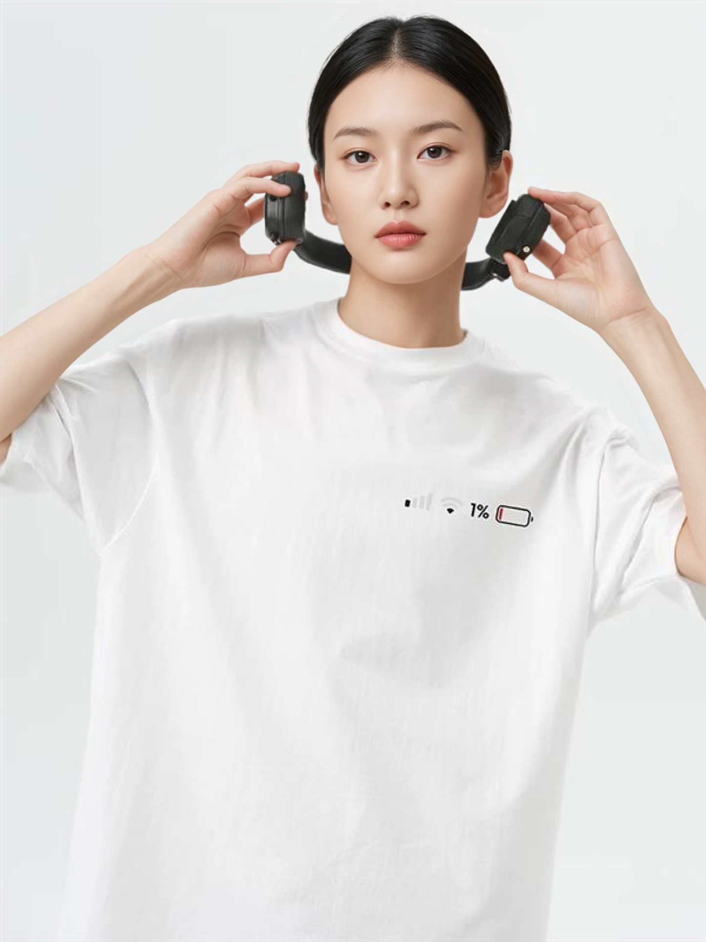 T-shirt chargé à pleine capacité avec WIFI