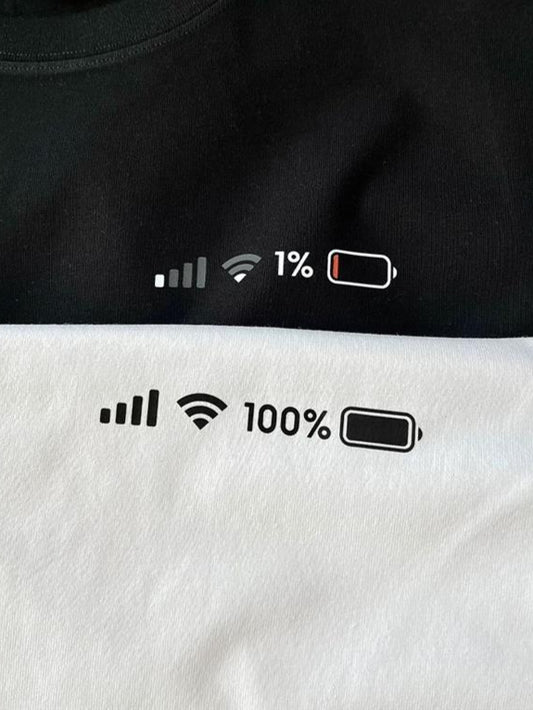 T-shirt chargé à pleine capacité avec WIFI